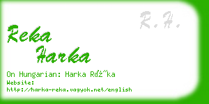 reka harka business card